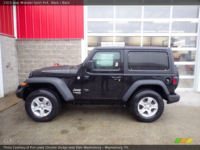 Black / Black 2020 Jeep Wrangler Sport 4x4