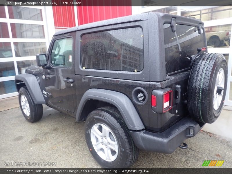 Black / Black 2020 Jeep Wrangler Sport 4x4