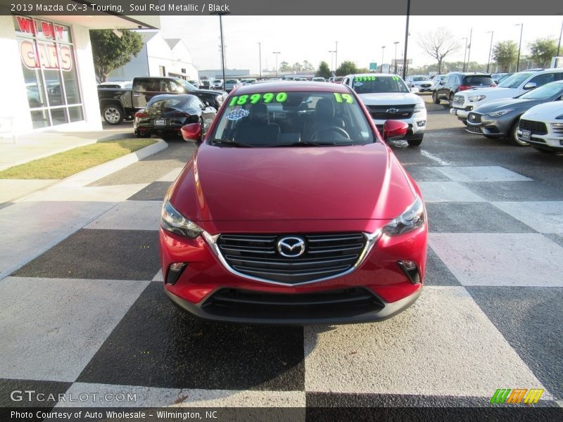 Soul Red Metallic / Black 2019 Mazda CX-3 Touring