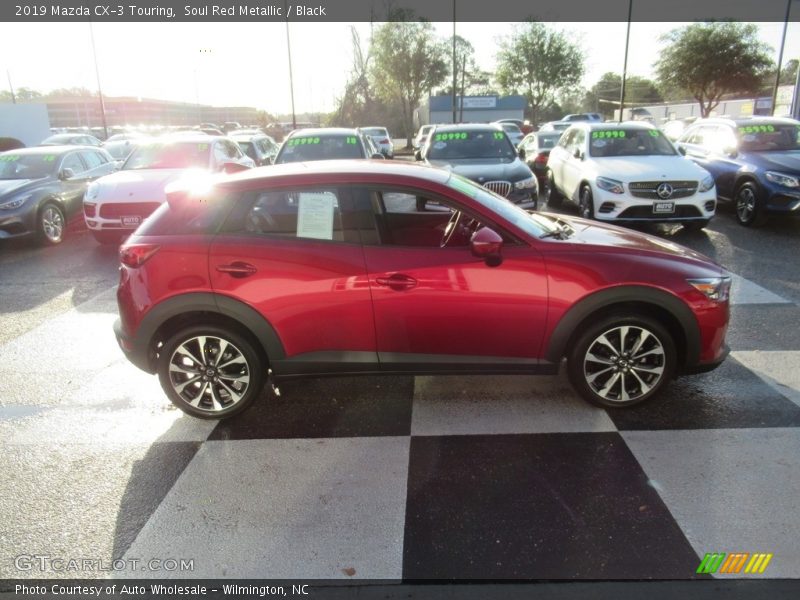 Soul Red Metallic / Black 2019 Mazda CX-3 Touring