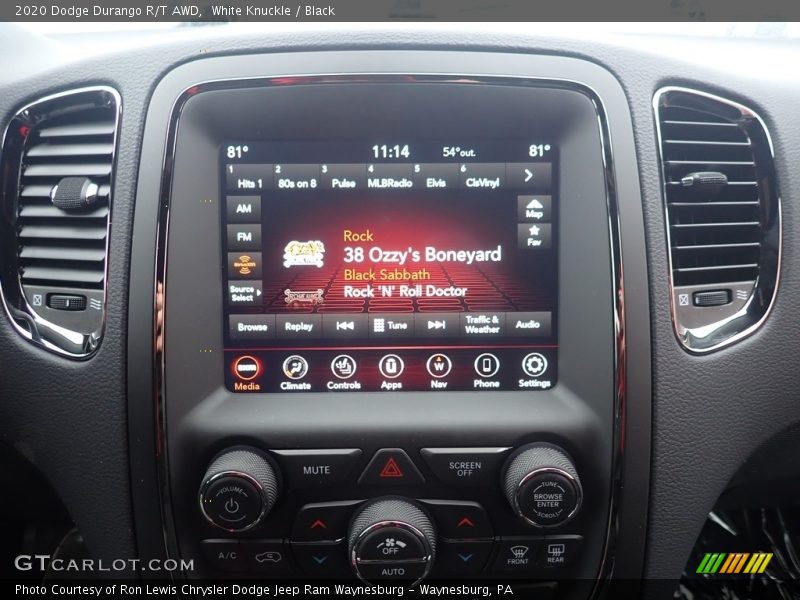 White Knuckle / Black 2020 Dodge Durango R/T AWD