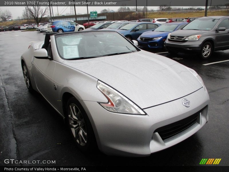 Brilliant Silver / Black Leather 2010 Nissan 370Z Touring Roadster