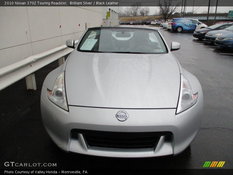 Brilliant Silver / Black Leather 2010 Nissan 370Z Touring Roadster
