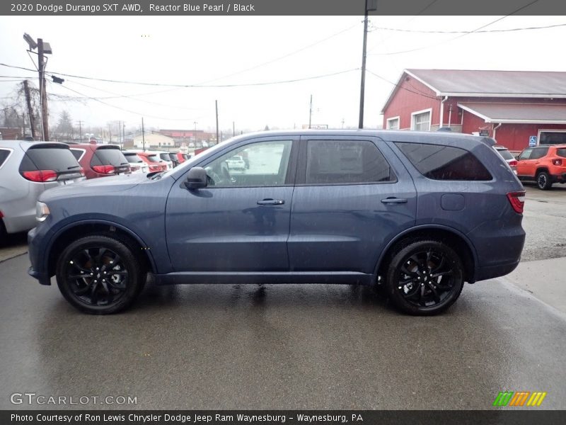 Reactor Blue Pearl / Black 2020 Dodge Durango SXT AWD