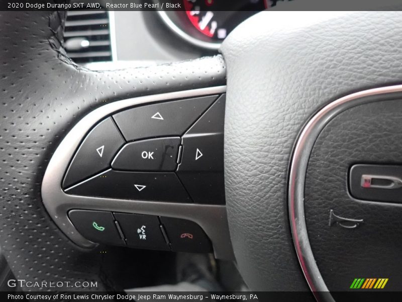 Reactor Blue Pearl / Black 2020 Dodge Durango SXT AWD