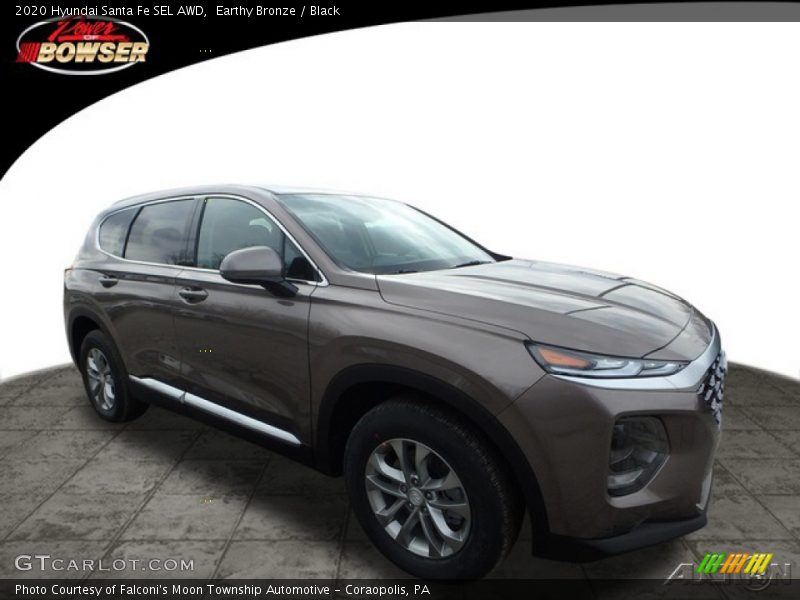 Earthy Bronze / Black 2020 Hyundai Santa Fe SEL AWD