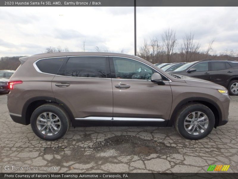 Earthy Bronze / Black 2020 Hyundai Santa Fe SEL AWD