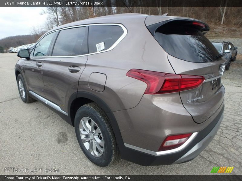 Earthy Bronze / Black 2020 Hyundai Santa Fe SEL AWD