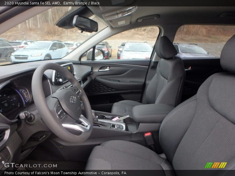 Earthy Bronze / Black 2020 Hyundai Santa Fe SEL AWD