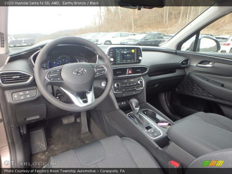 Earthy Bronze / Black 2020 Hyundai Santa Fe SEL AWD