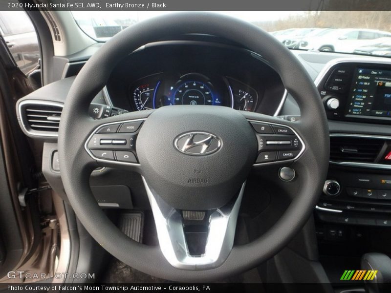 Earthy Bronze / Black 2020 Hyundai Santa Fe SEL AWD