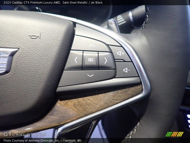 Satin Steel Metallic / Jet Black 2020 Cadillac CT6 Premium Luxury AWD