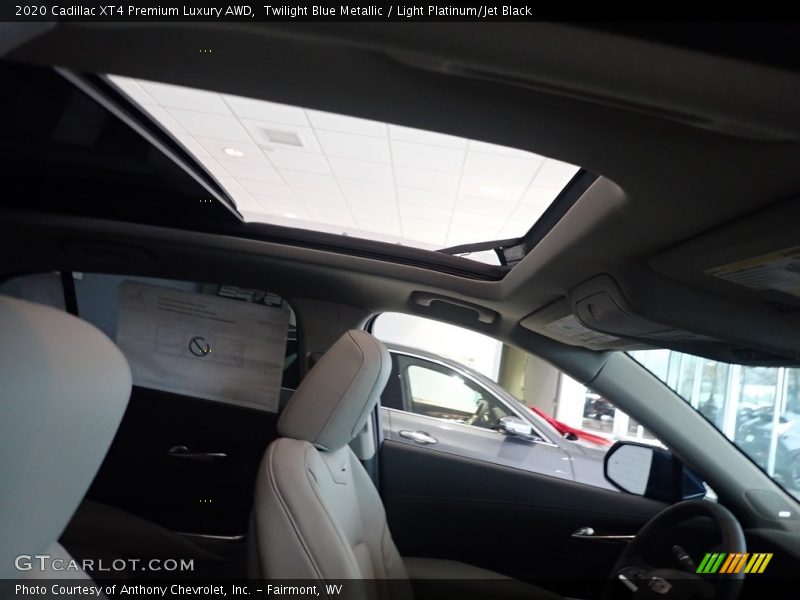 Twilight Blue Metallic / Light Platinum/Jet Black 2020 Cadillac XT4 Premium Luxury AWD