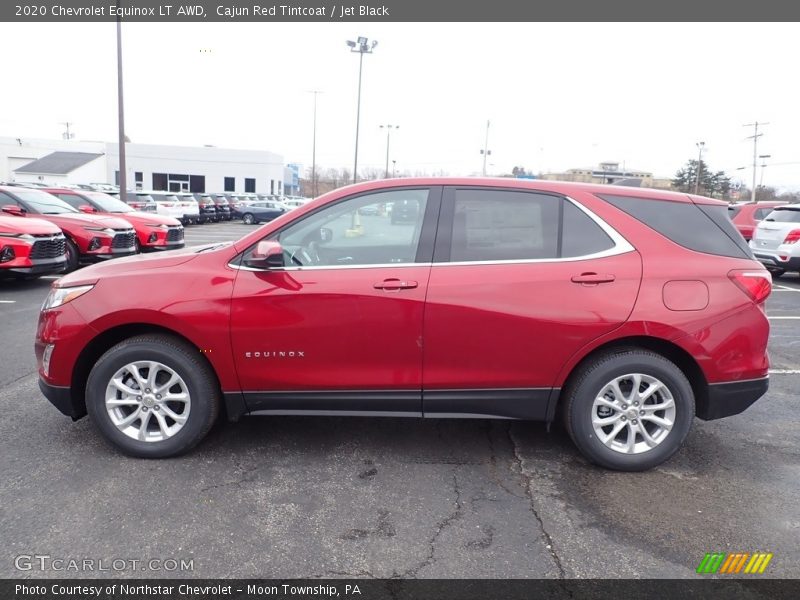 Cajun Red Tintcoat / Jet Black 2020 Chevrolet Equinox LT AWD