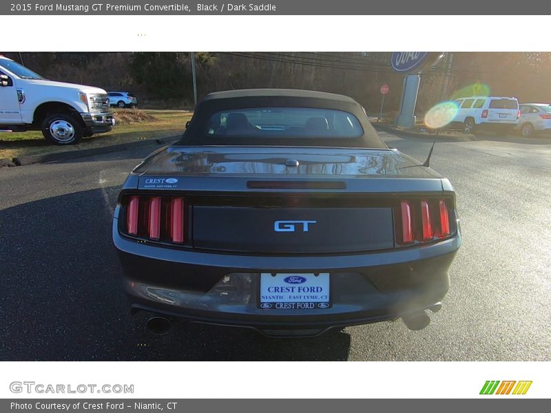 Black / Dark Saddle 2015 Ford Mustang GT Premium Convertible