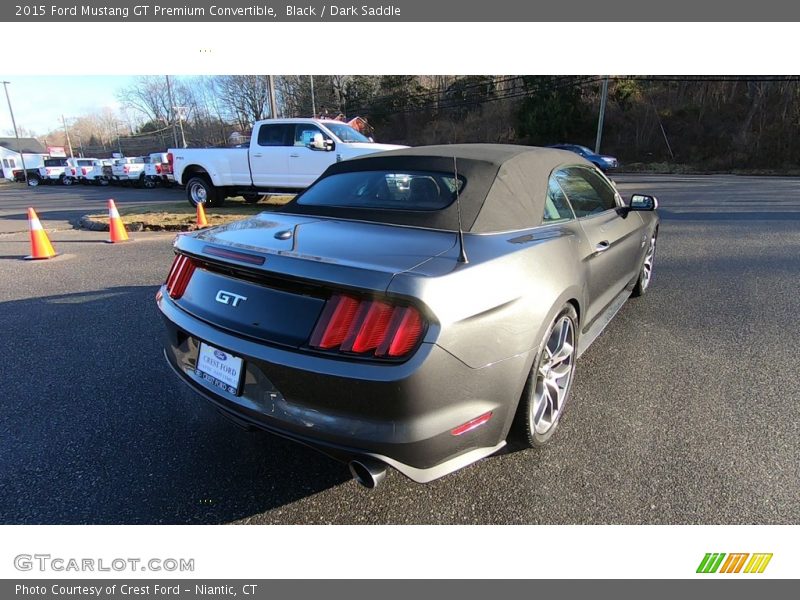 Black / Dark Saddle 2015 Ford Mustang GT Premium Convertible