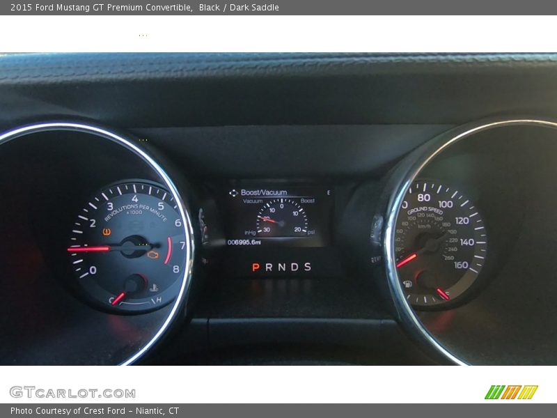 Black / Dark Saddle 2015 Ford Mustang GT Premium Convertible