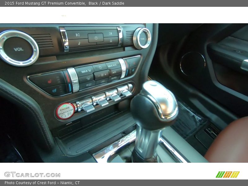 Black / Dark Saddle 2015 Ford Mustang GT Premium Convertible