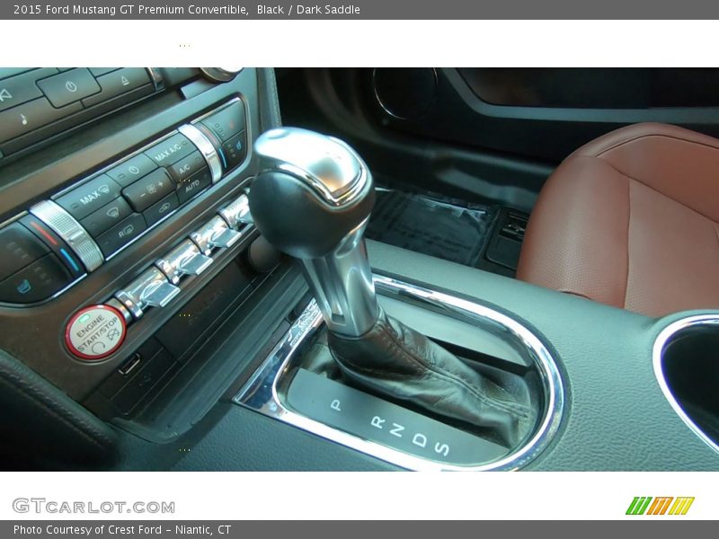 Black / Dark Saddle 2015 Ford Mustang GT Premium Convertible
