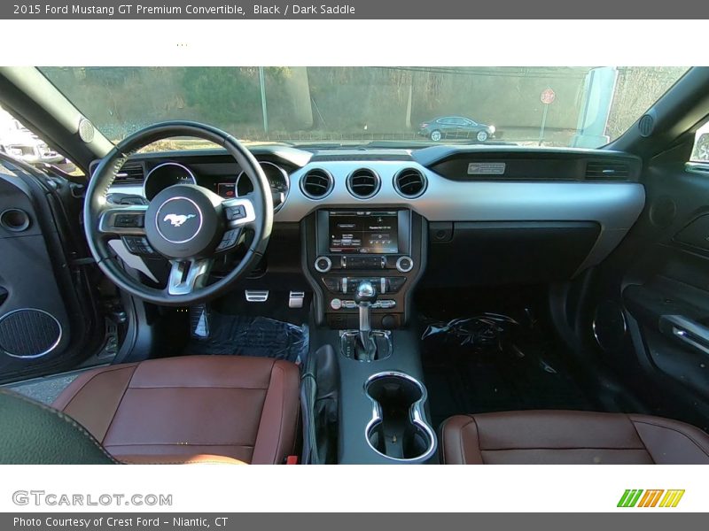 Black / Dark Saddle 2015 Ford Mustang GT Premium Convertible