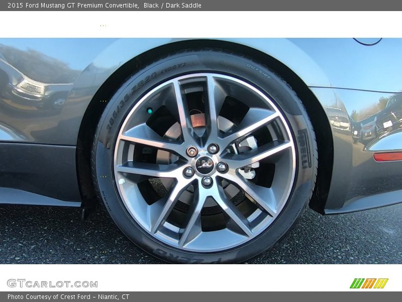 Black / Dark Saddle 2015 Ford Mustang GT Premium Convertible