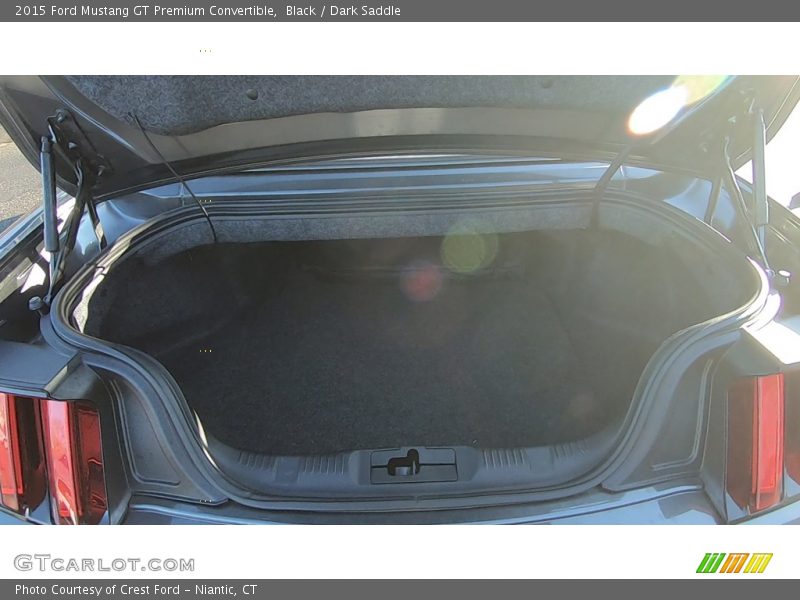 Black / Dark Saddle 2015 Ford Mustang GT Premium Convertible