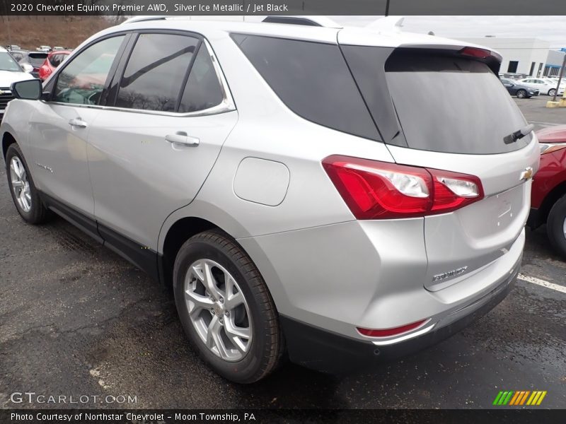 Silver Ice Metallic / Jet Black 2020 Chevrolet Equinox Premier AWD