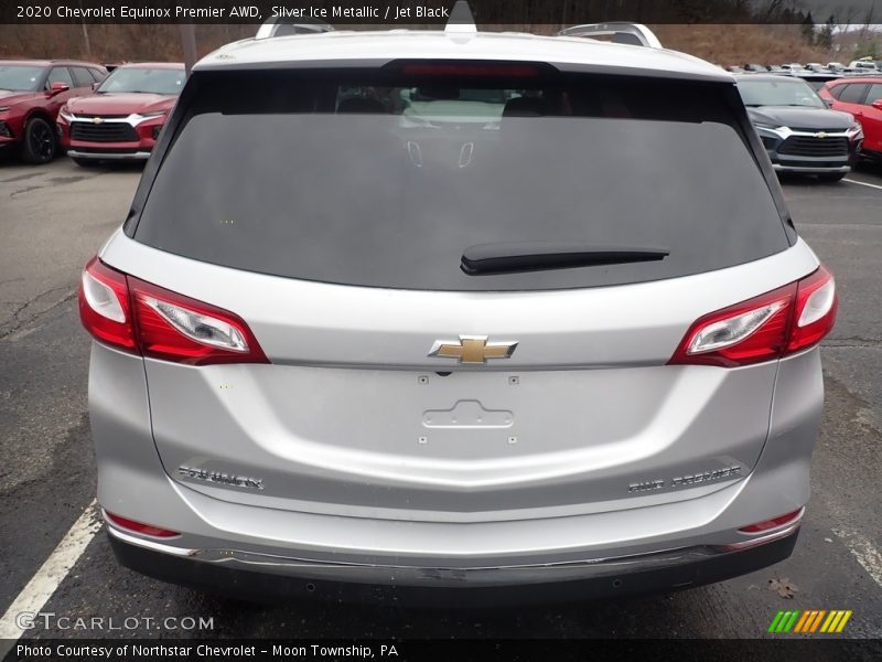 Silver Ice Metallic / Jet Black 2020 Chevrolet Equinox Premier AWD
