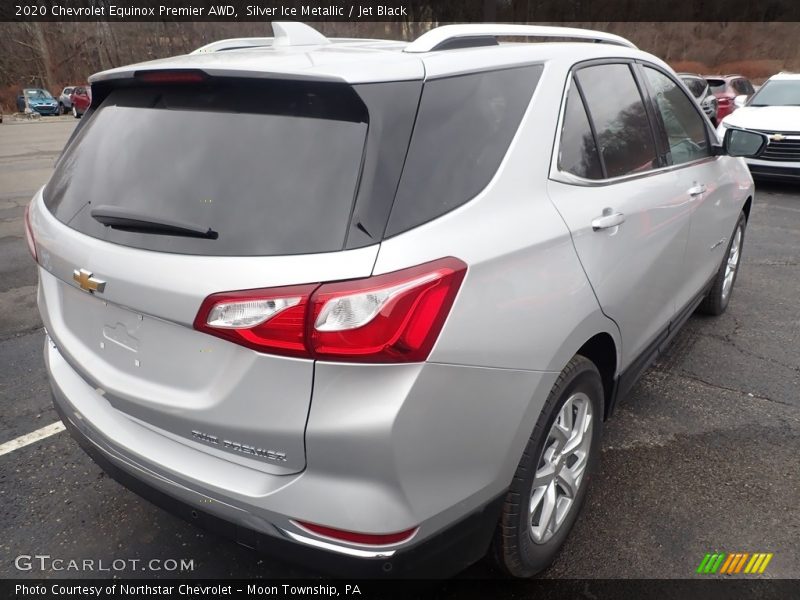 Silver Ice Metallic / Jet Black 2020 Chevrolet Equinox Premier AWD
