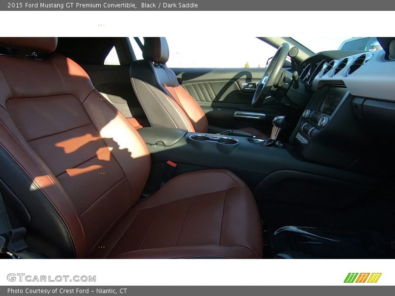 Black / Dark Saddle 2015 Ford Mustang GT Premium Convertible