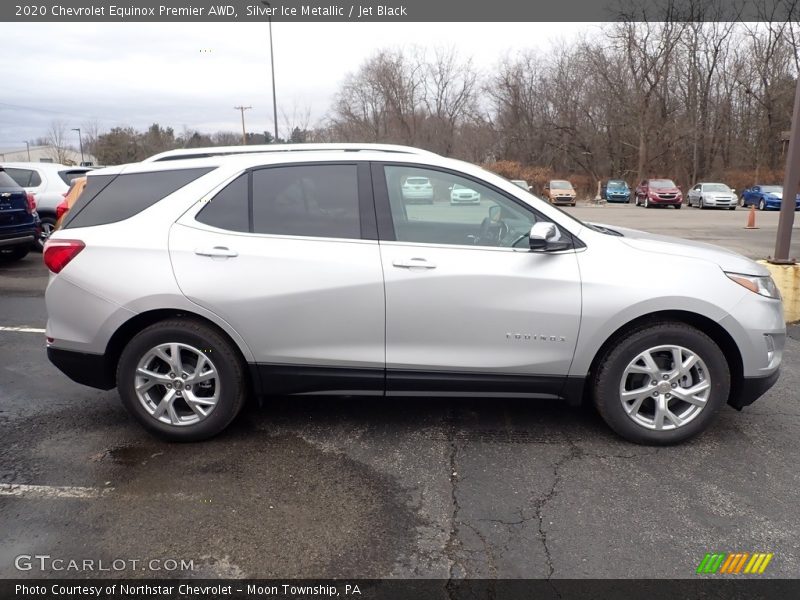 Silver Ice Metallic / Jet Black 2020 Chevrolet Equinox Premier AWD