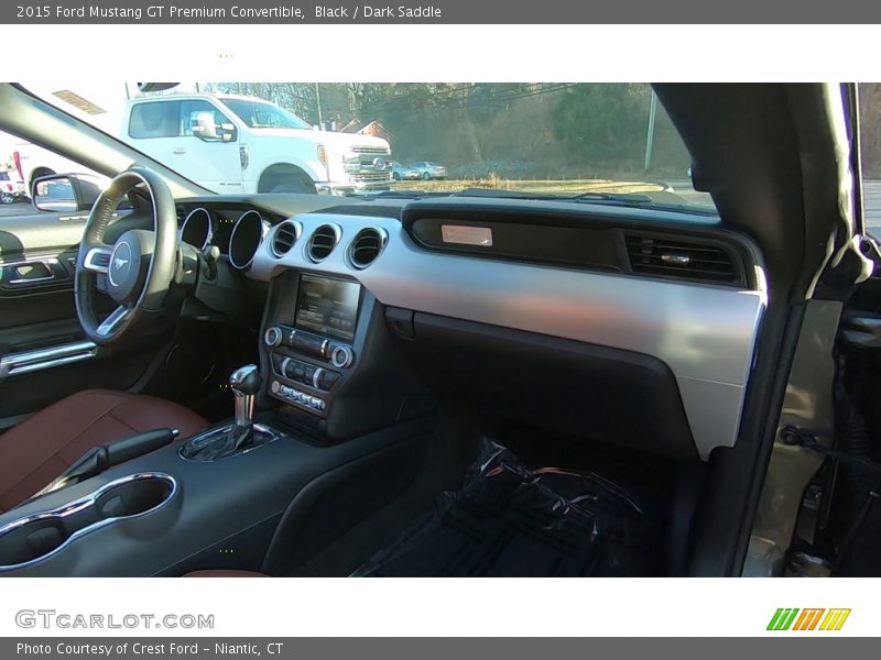 Black / Dark Saddle 2015 Ford Mustang GT Premium Convertible