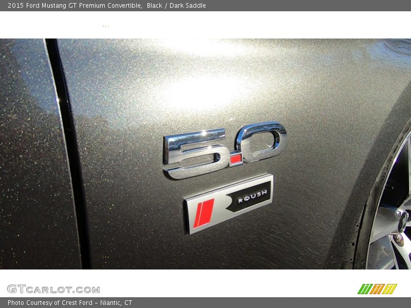 Black / Dark Saddle 2015 Ford Mustang GT Premium Convertible