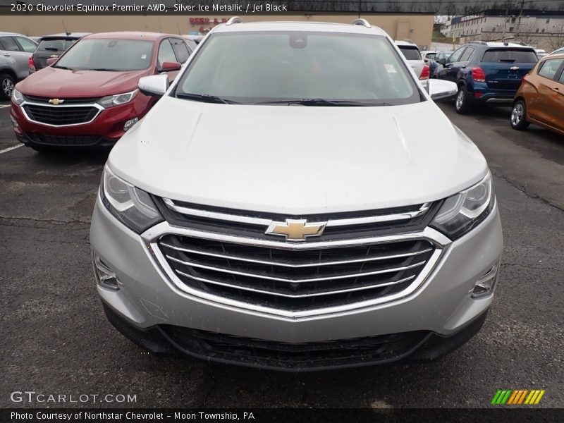 Silver Ice Metallic / Jet Black 2020 Chevrolet Equinox Premier AWD