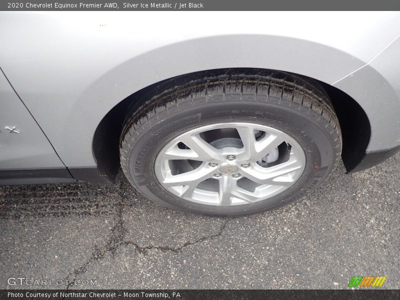 Silver Ice Metallic / Jet Black 2020 Chevrolet Equinox Premier AWD