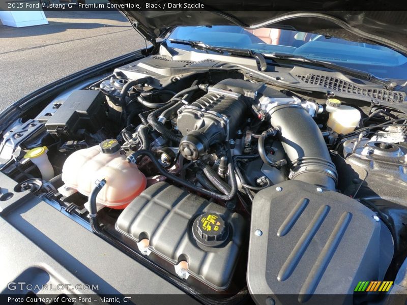 Black / Dark Saddle 2015 Ford Mustang GT Premium Convertible