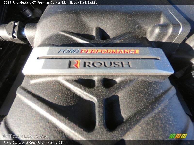 Black / Dark Saddle 2015 Ford Mustang GT Premium Convertible
