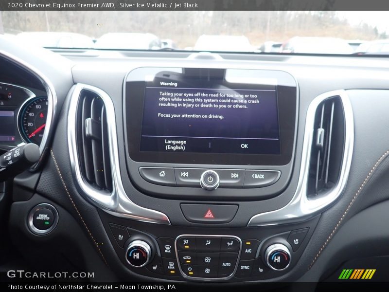 Silver Ice Metallic / Jet Black 2020 Chevrolet Equinox Premier AWD