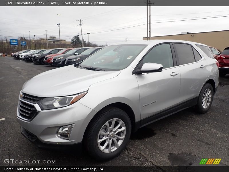 Silver Ice Metallic / Jet Black 2020 Chevrolet Equinox LT AWD