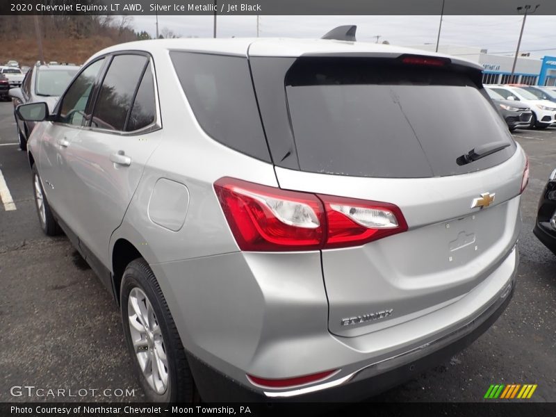 Silver Ice Metallic / Jet Black 2020 Chevrolet Equinox LT AWD