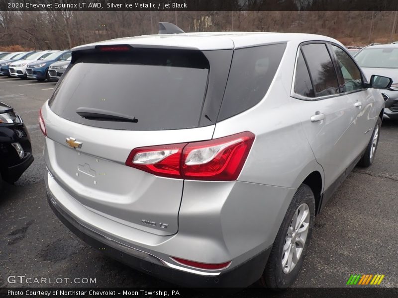 Silver Ice Metallic / Jet Black 2020 Chevrolet Equinox LT AWD