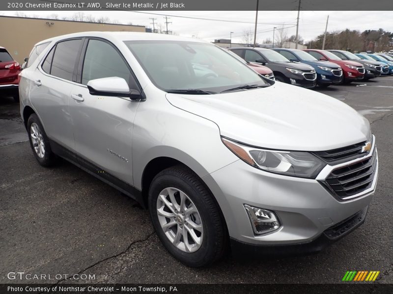 Silver Ice Metallic / Jet Black 2020 Chevrolet Equinox LT AWD