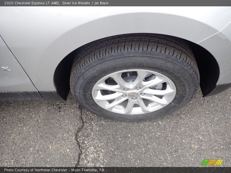 Silver Ice Metallic / Jet Black 2020 Chevrolet Equinox LT AWD