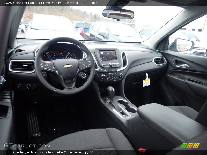 Silver Ice Metallic / Jet Black 2020 Chevrolet Equinox LT AWD