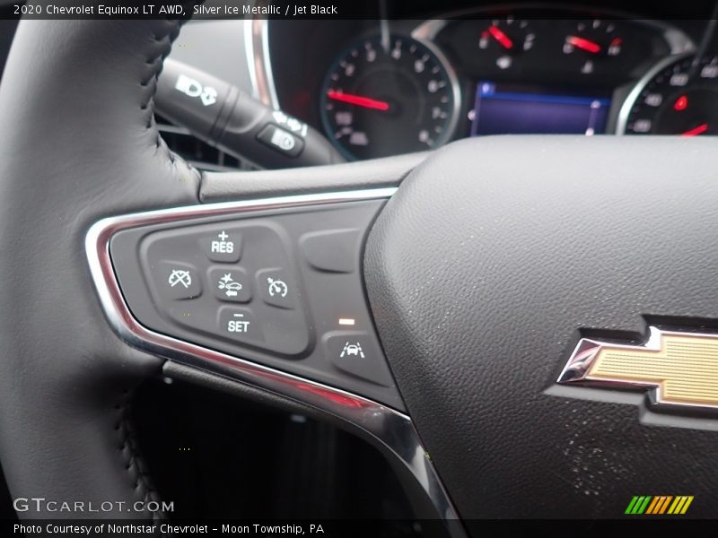 Silver Ice Metallic / Jet Black 2020 Chevrolet Equinox LT AWD