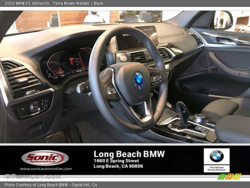 Terra Brown Metallic / Black 2020 BMW X3 sDrive30i