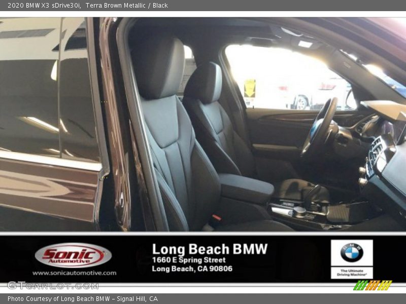 Terra Brown Metallic / Black 2020 BMW X3 sDrive30i
