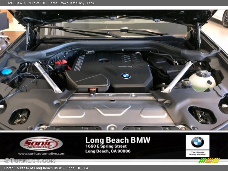 Terra Brown Metallic / Black 2020 BMW X3 sDrive30i