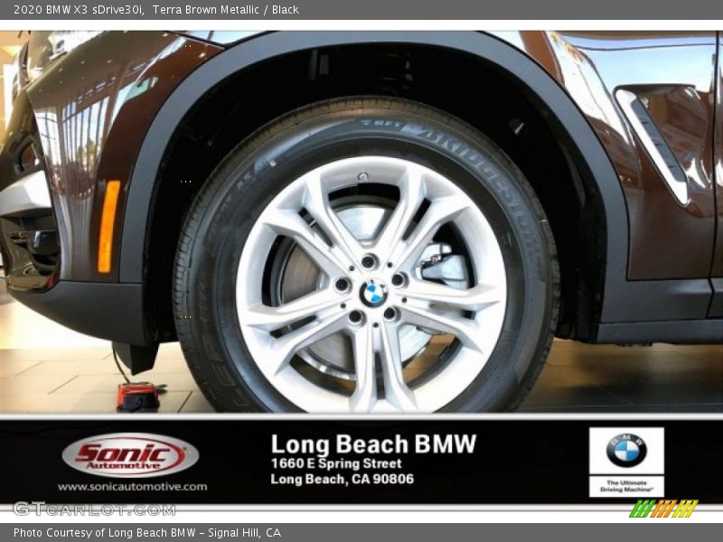 Terra Brown Metallic / Black 2020 BMW X3 sDrive30i