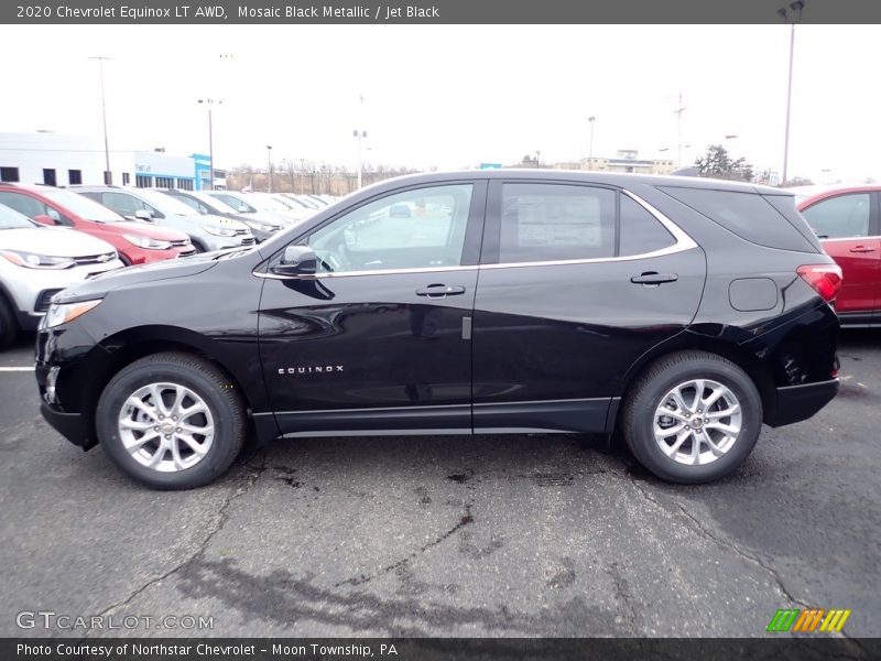 Mosaic Black Metallic / Jet Black 2020 Chevrolet Equinox LT AWD